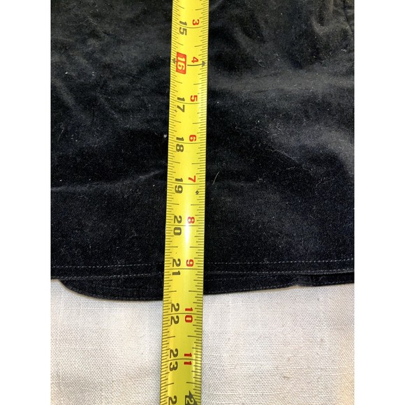 Coldwater Creek Jacket Women's Size S Black Soft Velvet Long Sleeves Button - Picture 5 of 6